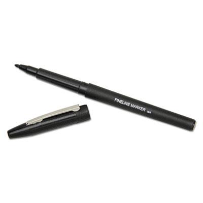 Markal 96823 Feltip Paint Marker Pen 1/8 Thickness Black, Nissen Series