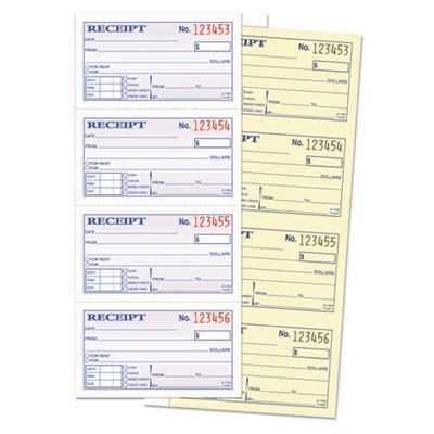 TOP4161 : TOPS™ Money/Rent Receipt Spiral Book, Two-Part Carbonless, 2. ...