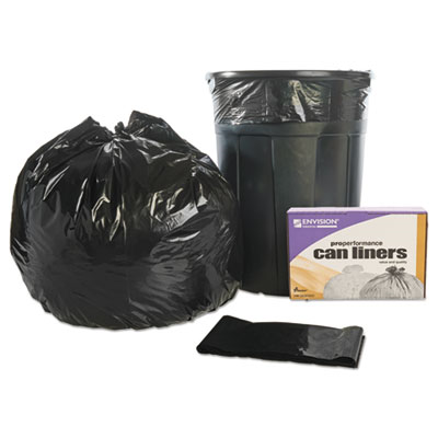 Skilcraft Heavy Duty 33 Gallon Trash Bags, Brown, Low-Density, 1.22 mil, 33  x 39, 125/Box