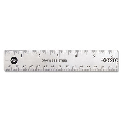 Westcott Wood Ruler with Single Metal Edge - ACM05011 