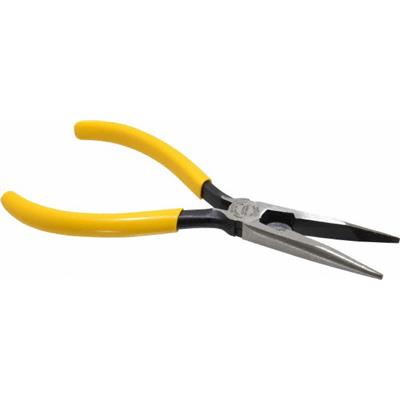 Serrated Long Nose Pliers with Cutter Length 5 Inches